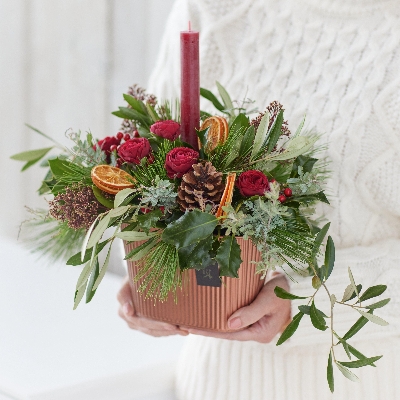 Christmas Candle  Arrangement