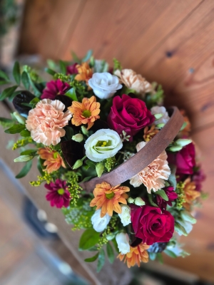 Autumn basket gift with Truffles