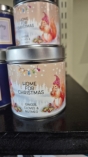 Home for Christmas candle