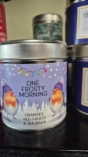 One Frosty morning candle